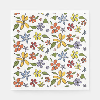 Flowery napkin