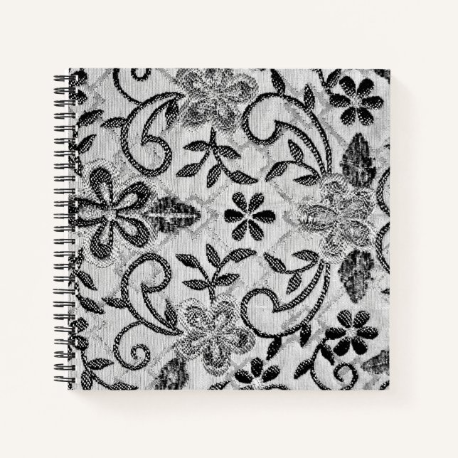 Flowery Oriental Rug Notebook (Front)