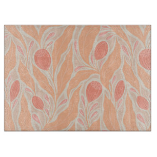 Flowery pattern cutting board