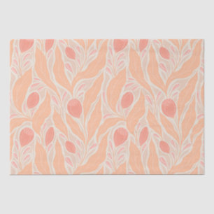 Flowery pattern tissue paper