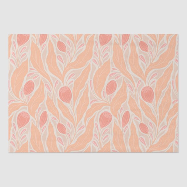 Flowery pattern tissue paper (Front)