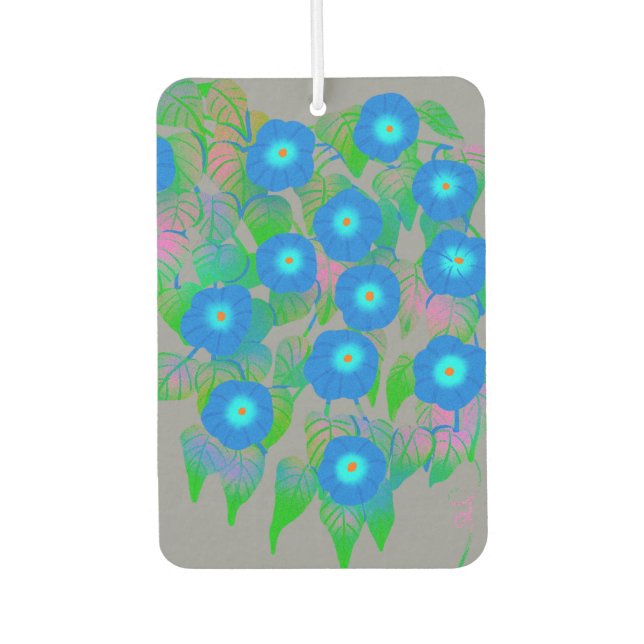 Flowery print for Spring and Summer Air Freshener (Front)