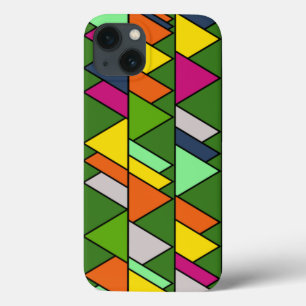 Flowery Triangles iPhone 13 Case
