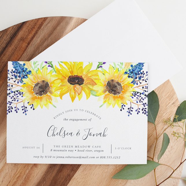 Flowfields Engagement Party Invitation (Créateur téléchargé)