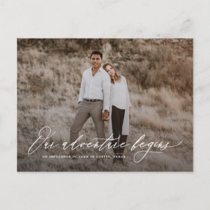 Flowing Adventure Save the Date Postcard