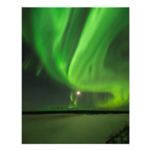 Flowing Aurora Photo Print