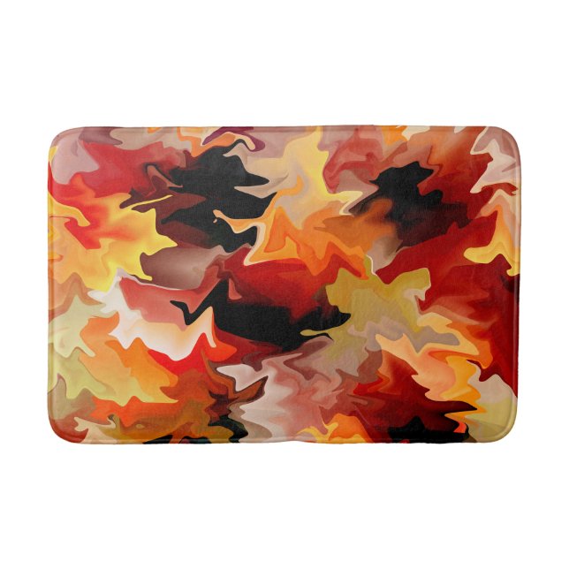 Flowing Autumn..... Bath Mat (Front)