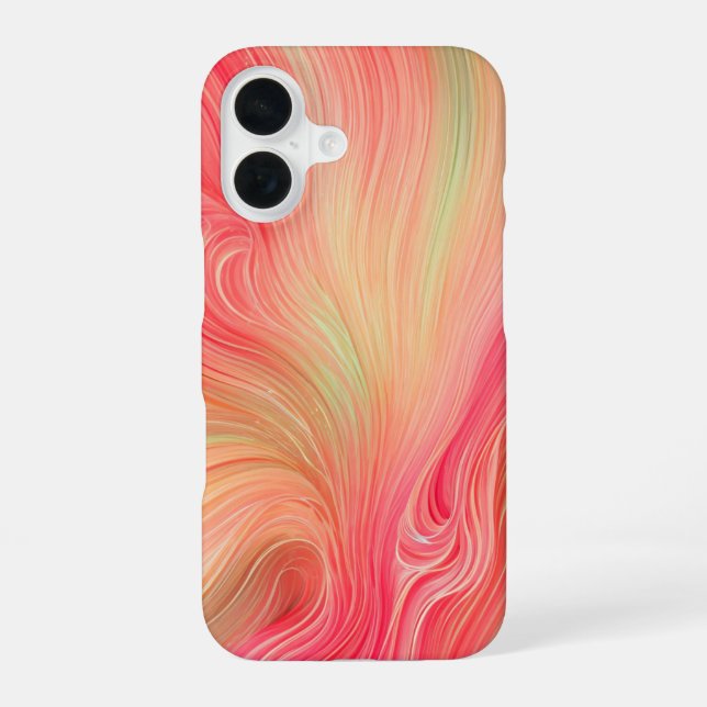 Flowing Color Harmony Abstract Strokes Phone Case (Back)