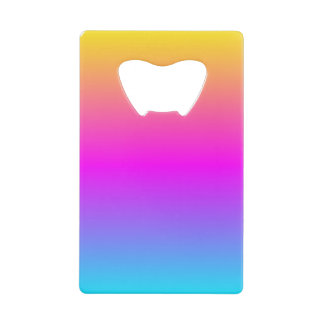 Flowing Colours Cheerful Colourful Essentials Credit Card Bottle Opener