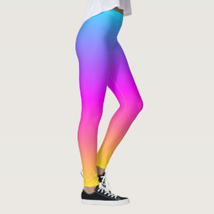 Flowing Colours Cheerful Colourful Ladies Fashion Leggings