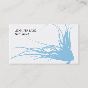 Flowing Hair (blizzard blue) Business Card