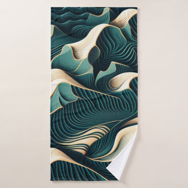 Flowing harmony (Serviette de bain)