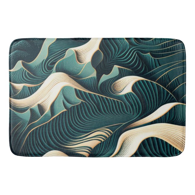 Flowing Harmony Bath Mat (Front)
