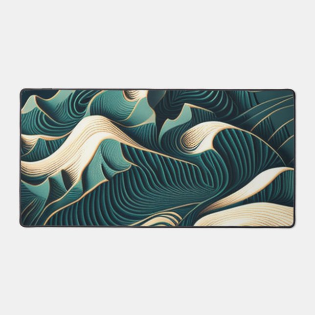 Flowing Harmony Desk Mat (Front)