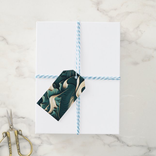 Flowing Harmony Gift Tags (With Twine)