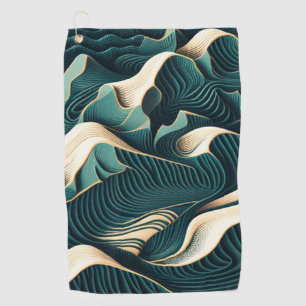 Flowing Harmony Golf Towel