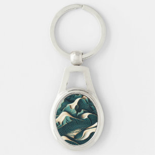 Flowing Harmony Keychain