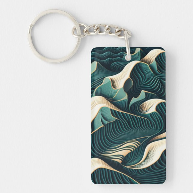 Flowing Harmony Keychain (Front)
