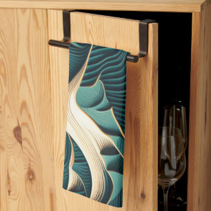 Flowing Harmony Kitchen Towel