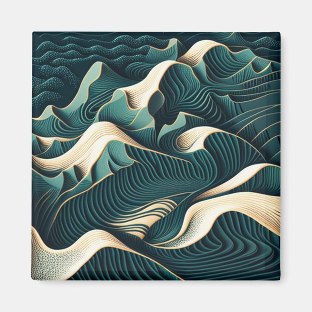 Flowing Harmony Magnet (Front)