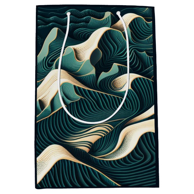 Flowing Harmony Medium Gift Bag (Front)