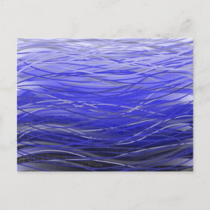 Flowing Indigo Water - Postcard