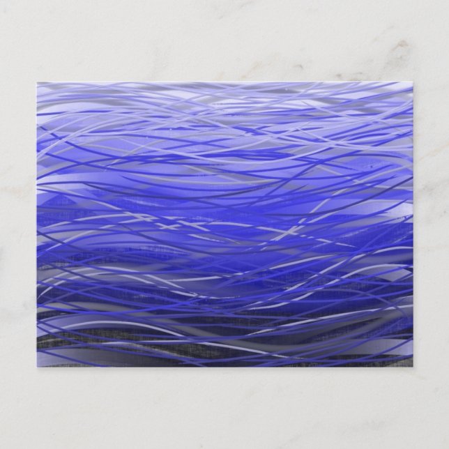 Flowing Indigo Water - Postcard (Front)