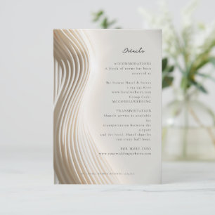 flowing ivory details card