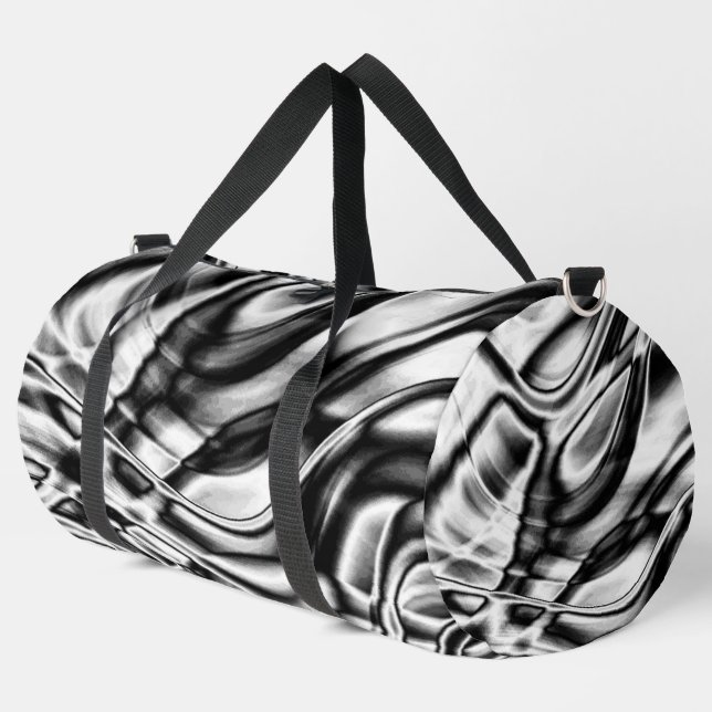 Flowing Metal  Duffle Bag (Left Corner)