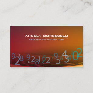 Flowing Numbers Accounting Business Card