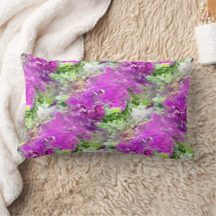 Flowing Petunias..... Lumbar Pillow