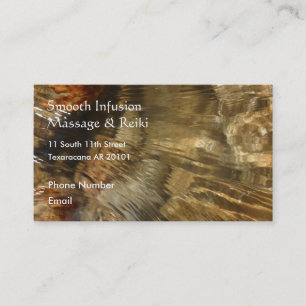 Flowing Riverbed Photo Appointment Card