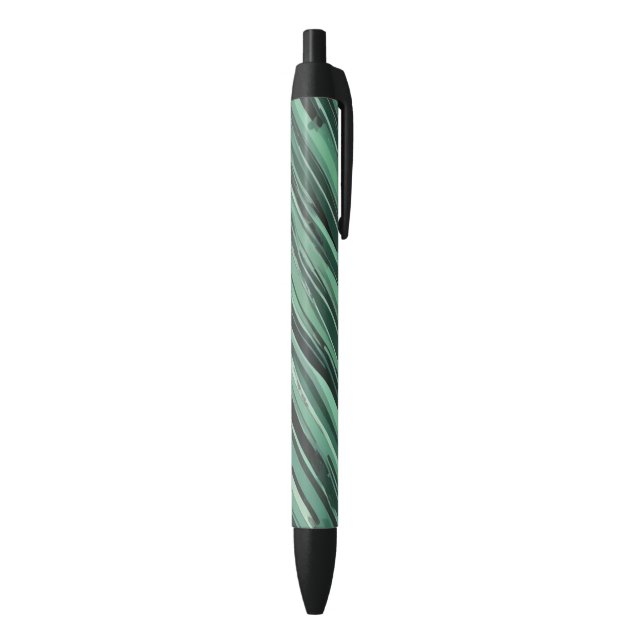 Flowing Seaweed Black Ink Pen (Bottom (Vertical))