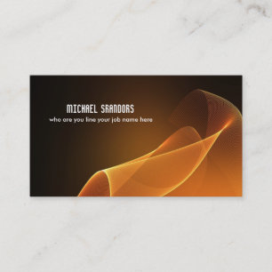 flowing silk waves business card