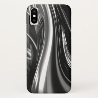 Flowing Silver Metal Case-Mate iPhone Case
