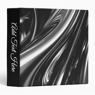 Flowing Silver Metal Personal Binder