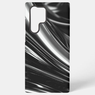 Flowing Silver Metal  Samsung Galaxy Case