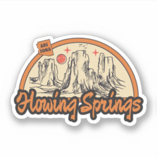 Flowing Springs, Arizona Autocollant