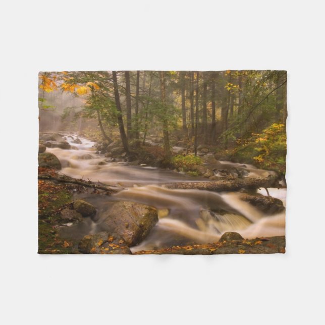 Flowing Streams Appalachian Trail | Vermont Fleece Blanket (Front (Horizontal))