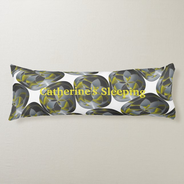 Flowing Through Body Pillow (Front)