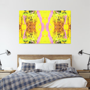 Flowing through the Universal Energy of Love 60x40 Canvas Print
