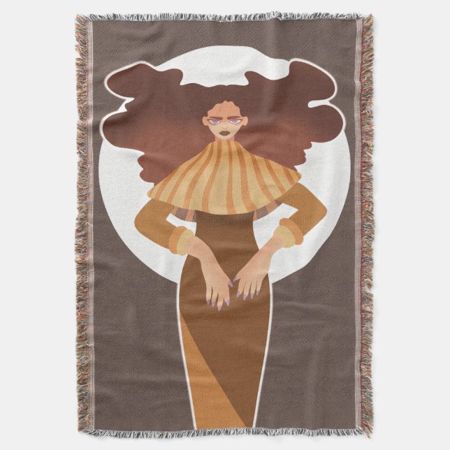 Flowing Throw Blanket (Front Vertical)