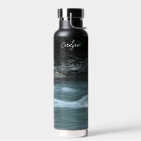 Flowing Water Nature Photo Personalized