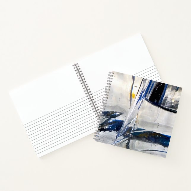 Flowing Water Sketch & Write Spiral Notebook (Inside)