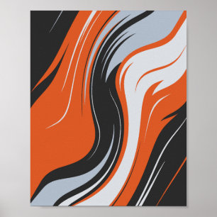 Flowing Waves of Energy Poster