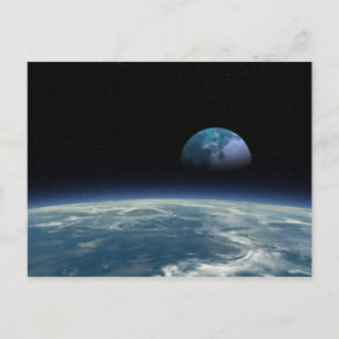 Flox - Moon Rising Postcard