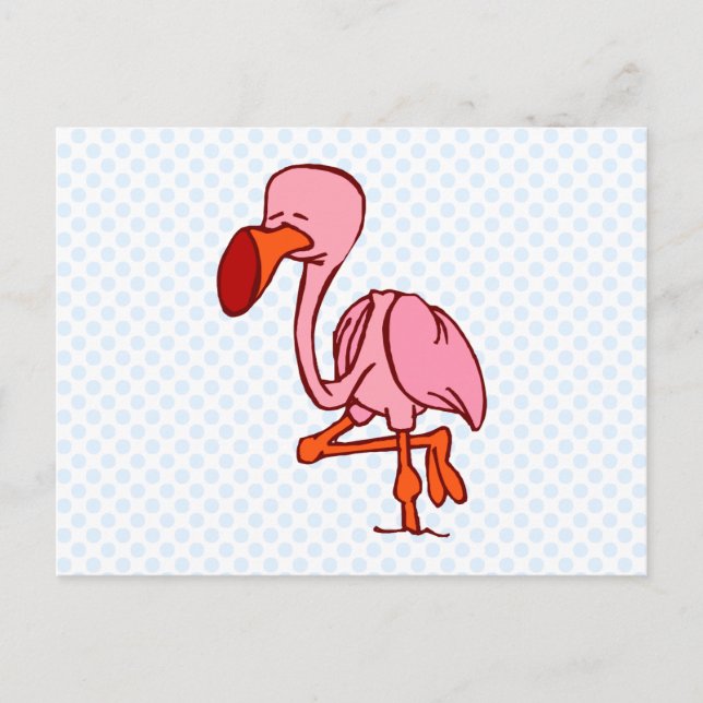 Floyd Flamingo Postcard (Front)