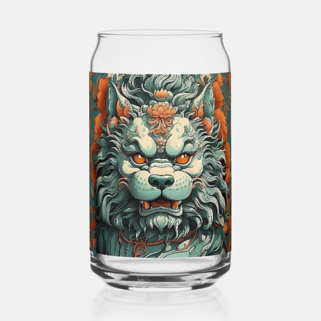 Flu Lion de la sagesse La bière peut (Recto)