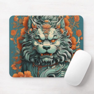 Flu Lion of Wisdom  Mouse Pad