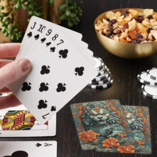 Flu Lion of Wisdom Playing Cards
